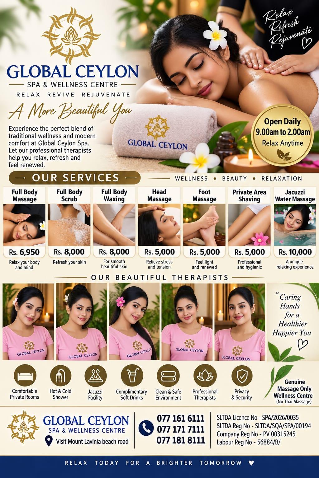 Image of 🪷🪷  G L O B A L   C E Y L O N   Spa and Wellness Centre  🪷🪷