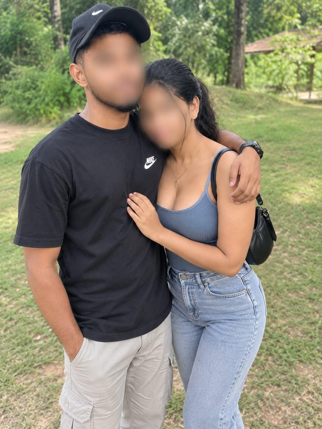 Image of Couple show real fun